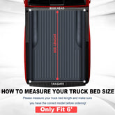 6FT Roll Up Soft Tonneau Cover For 2015-2025 Chevry Colorado GMC Canyon